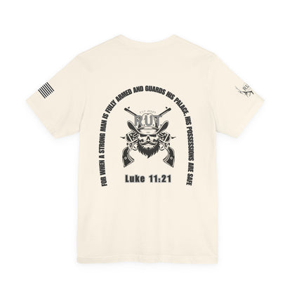 "Luke 11:21" Graphic T-Shirt
