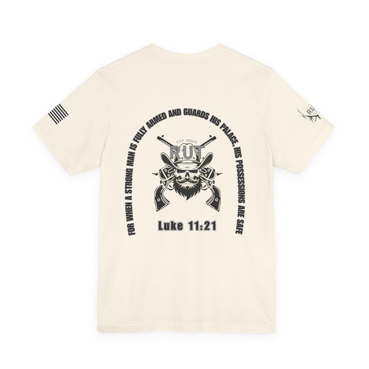 "Luke 11:21" Graphic T-Shirt