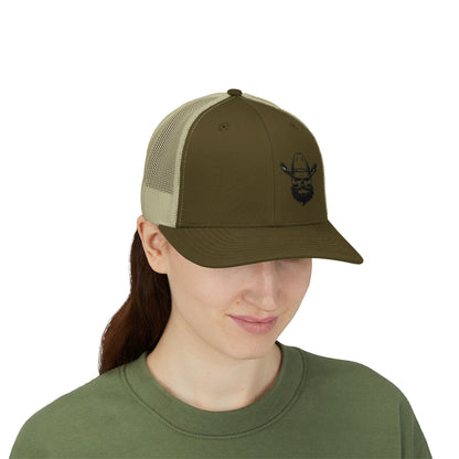 Bearded Cowboy Skull Hat