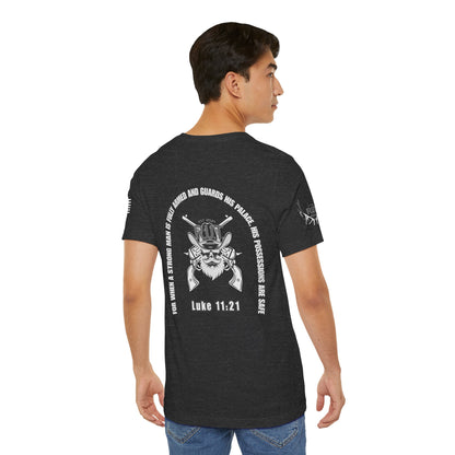 "Luke 11:21" Graphic T-Shirt