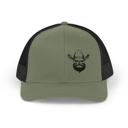 Bearded Cowboy Skull Hat