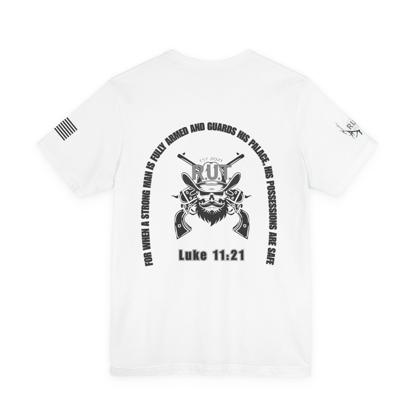 "Luke 11:21" Graphic T-Shirt