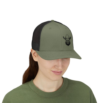 Bearded Cowboy Skull Hat