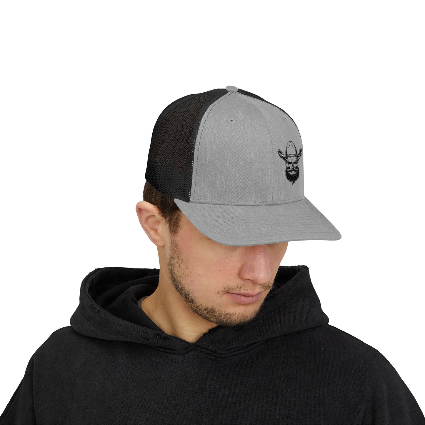 Bearded Cowboy Skull Hat