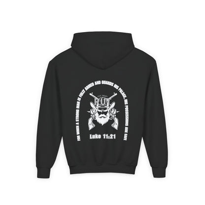 RUT Luke 11:21 Youth Hoodie
