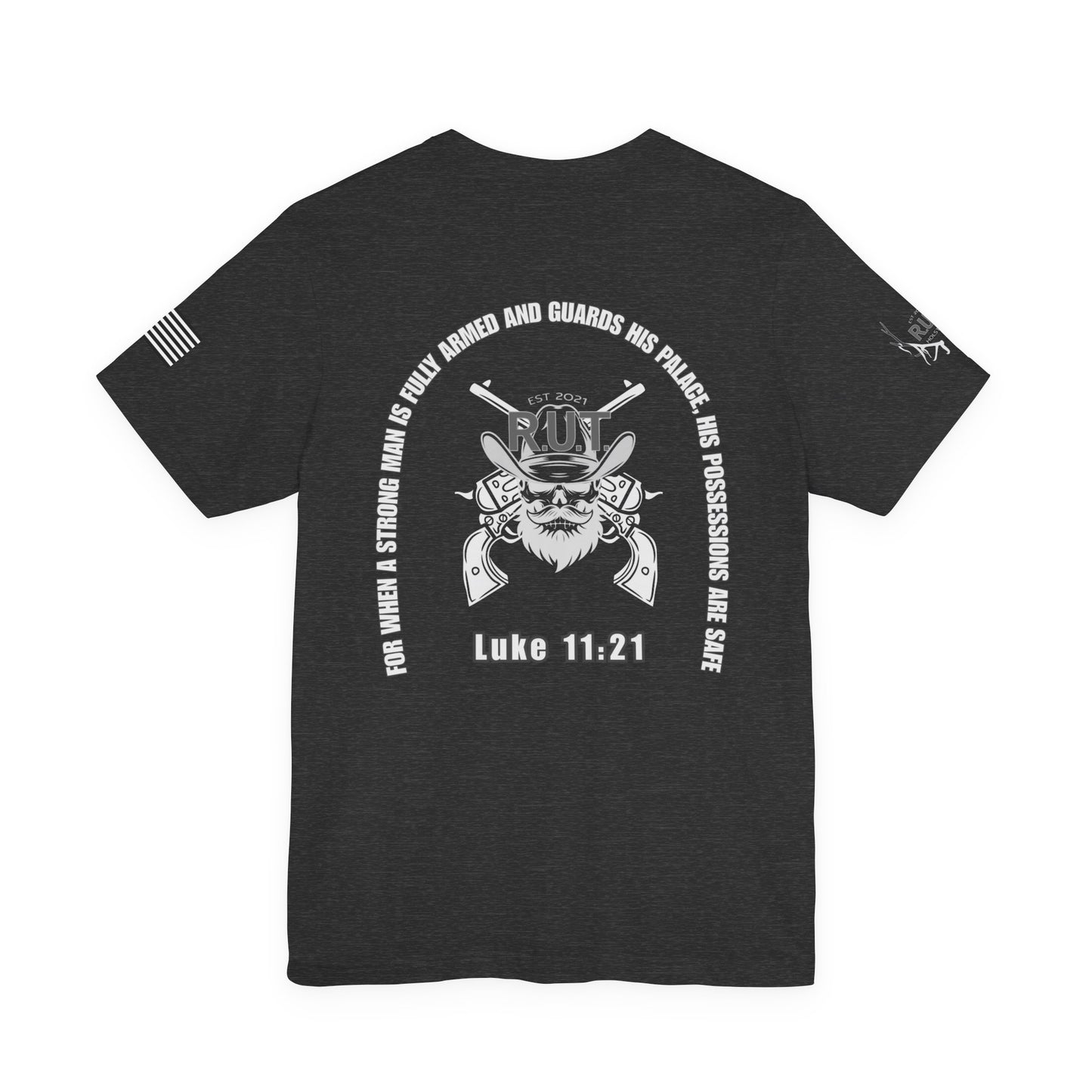 "Luke 11:21" Graphic T-Shirt