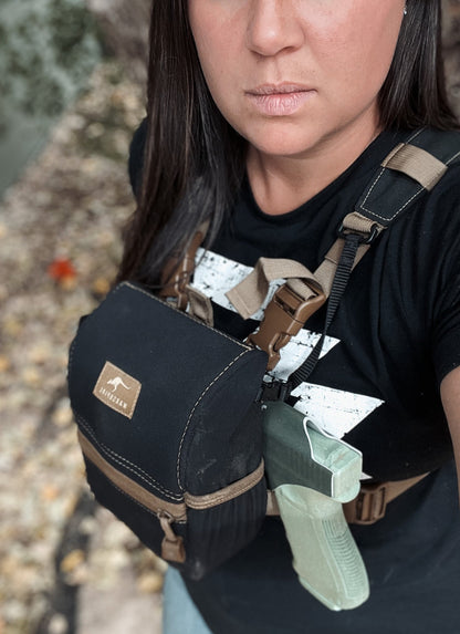 Behind the Harness Mount Holster