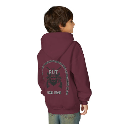 RUT Luke 11:21 Youth Hoodie