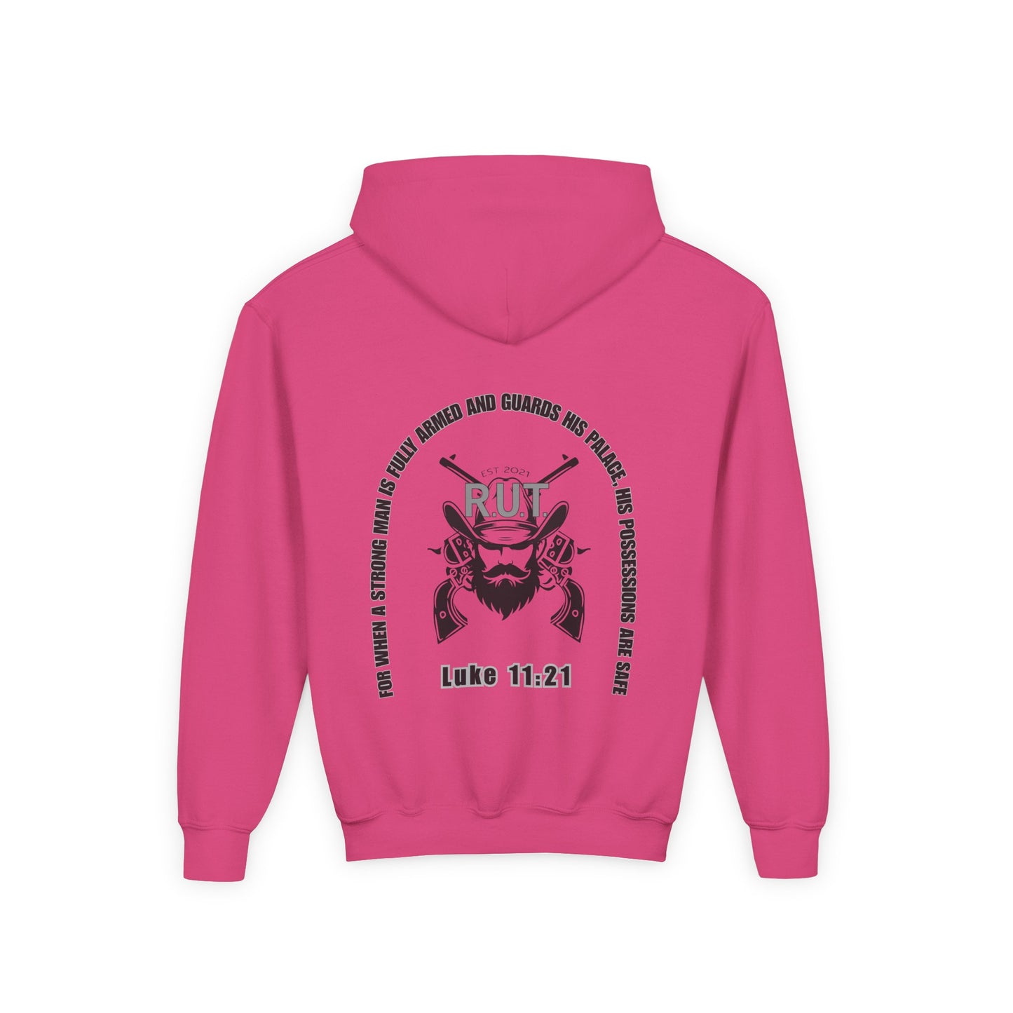 RUT Luke 11:21 Youth Hoodie