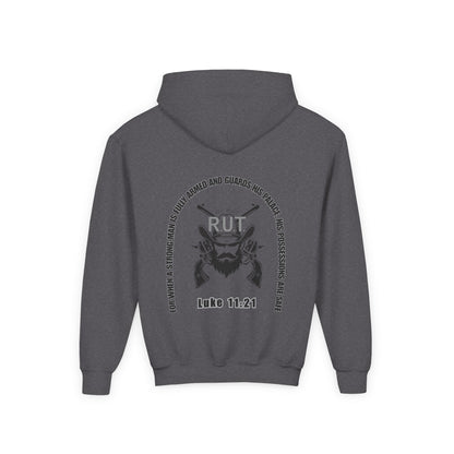 RUT Luke 11:21 Youth Hoodie