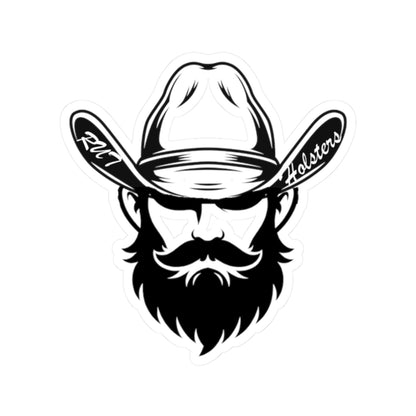 Bearded Cowboy Sticker
