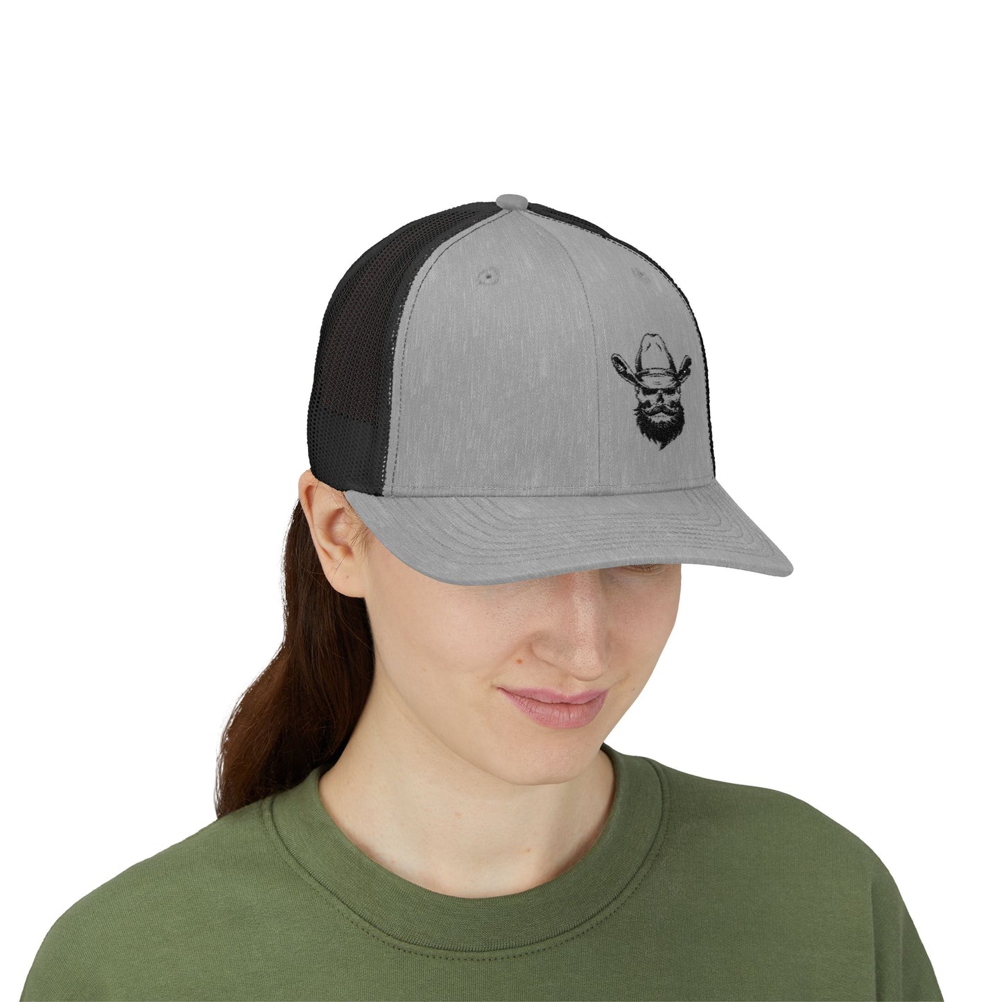 Bearded Cowboy Skull Hat