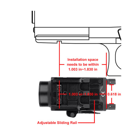 Preorder OLight Baldr S Rail Mounted Light 800 Lumens