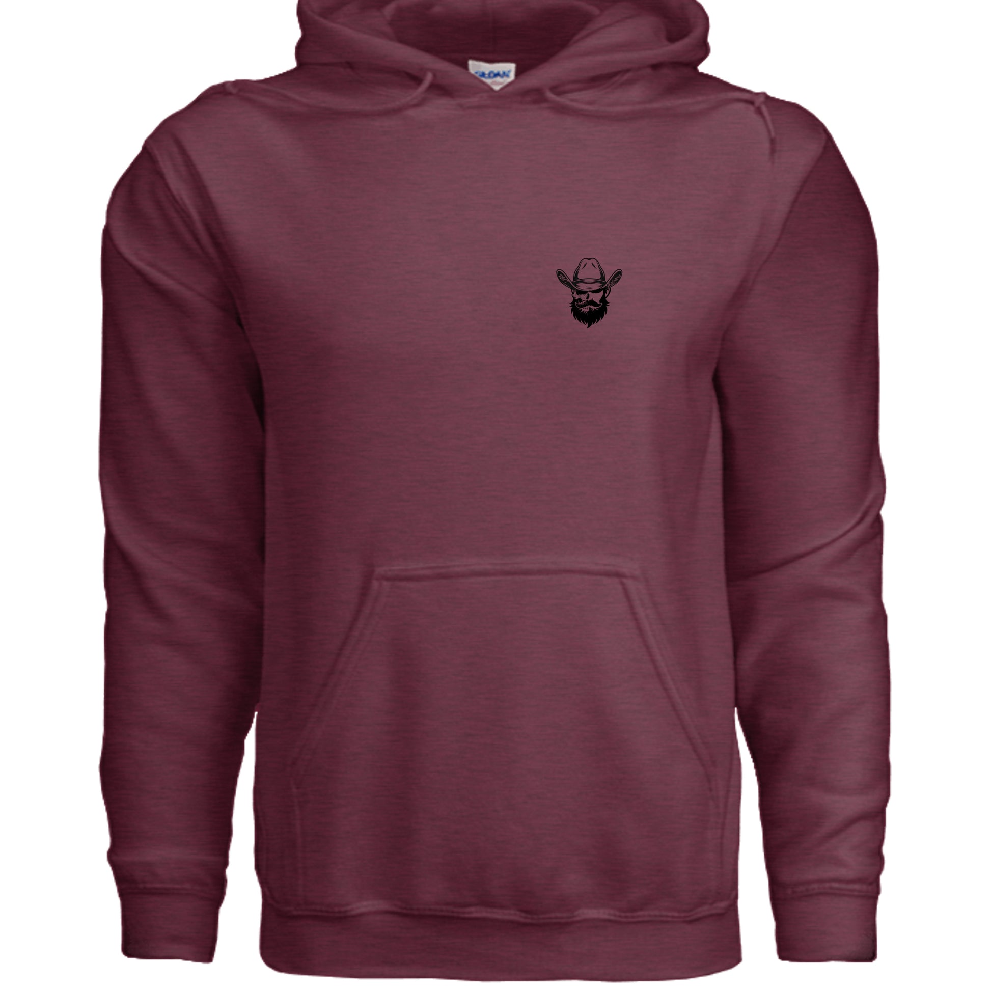Heather Sport Dark Maroon - G185 - FRONT