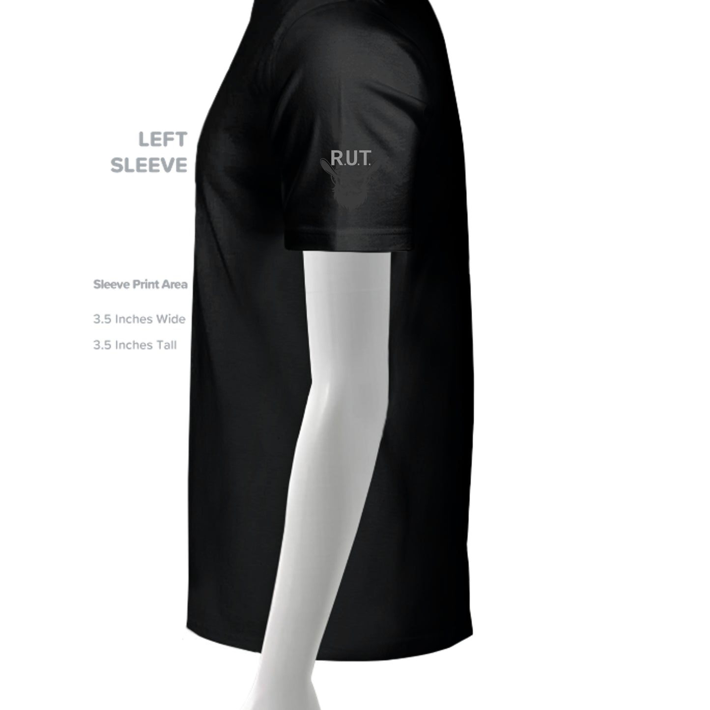 Solid Black Triblend - 3413T - SLEEVE_LEFT