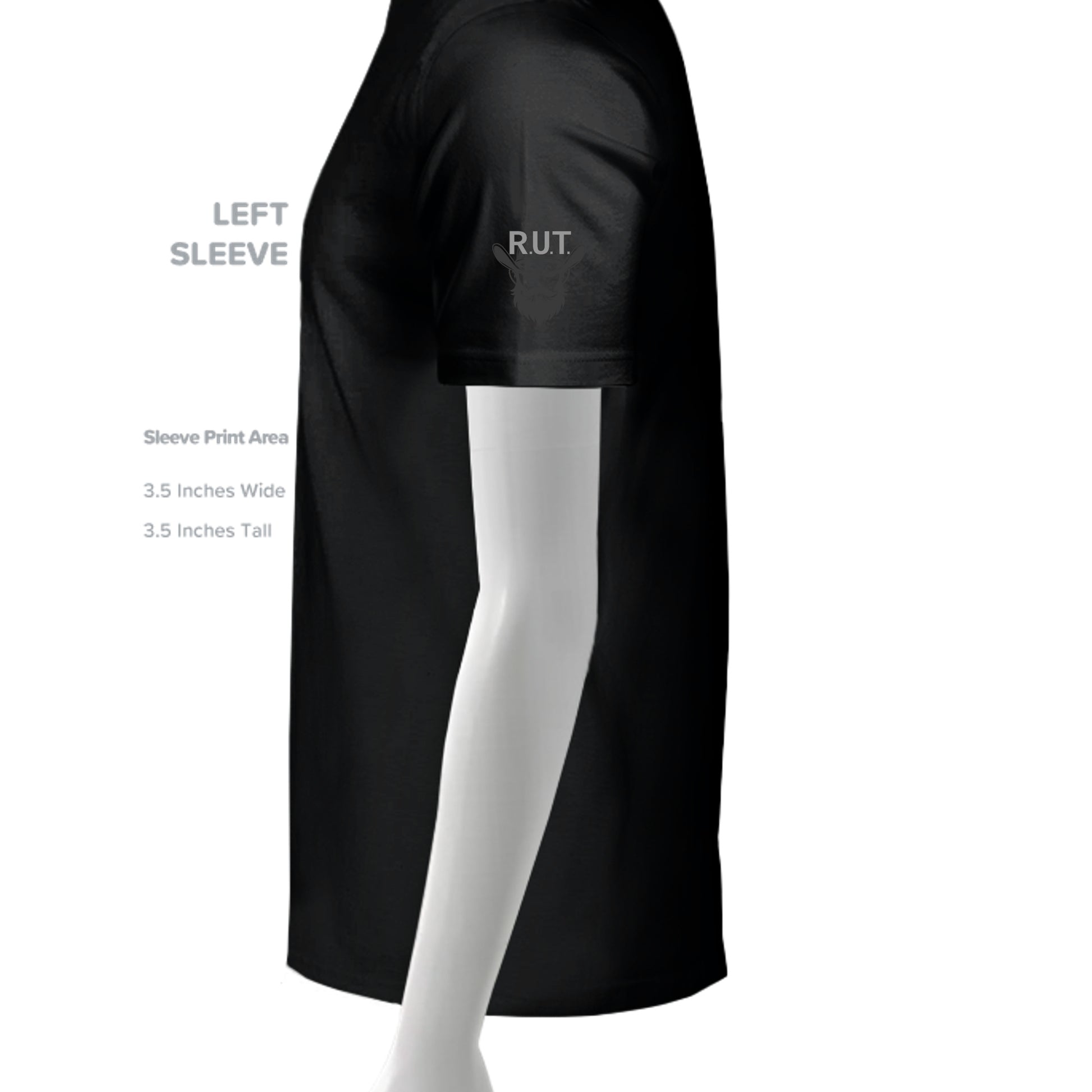 Solid Black Triblend - 3413T - SLEEVE_LEFT