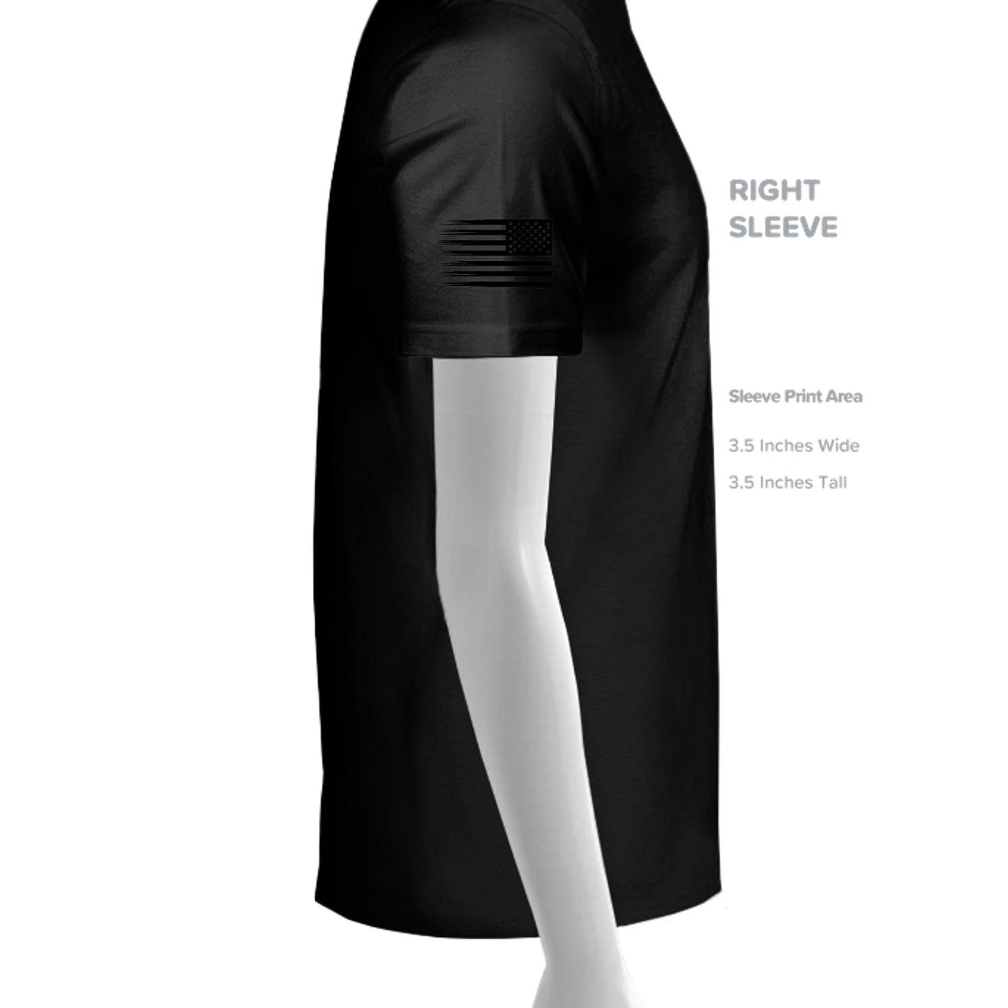 Solid Black Triblend - 3413T - SLEEVE_RIGHT