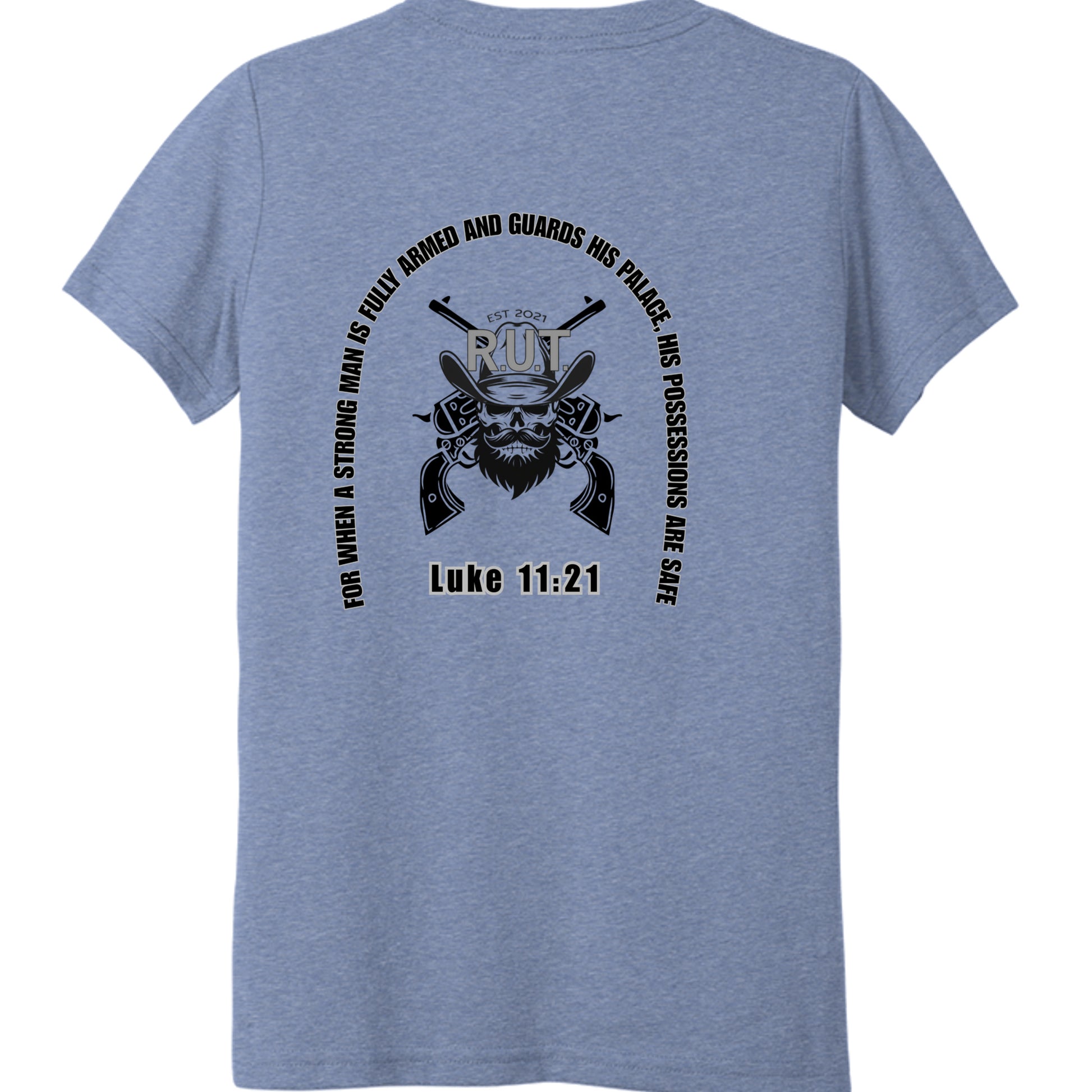 BLUE TRIBLEND - 3413Y - BACK