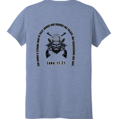 BLUE TRIBLEND - 3413Y - BACK