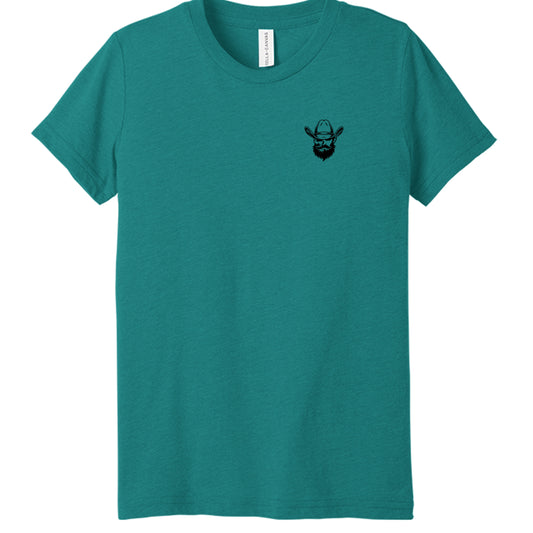 Teal Triblend - 3413Y - FRONT