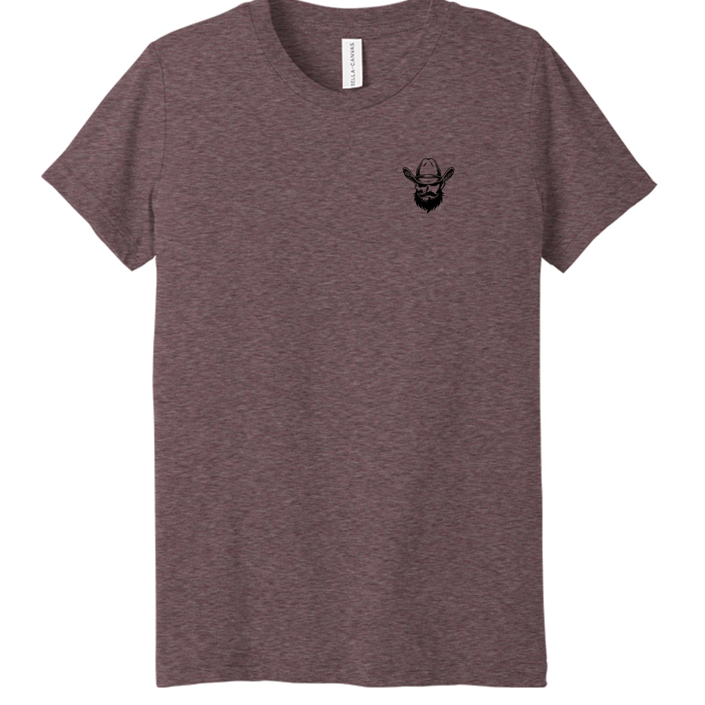 MAROON TRIBLEND - 3413Y - FRONT