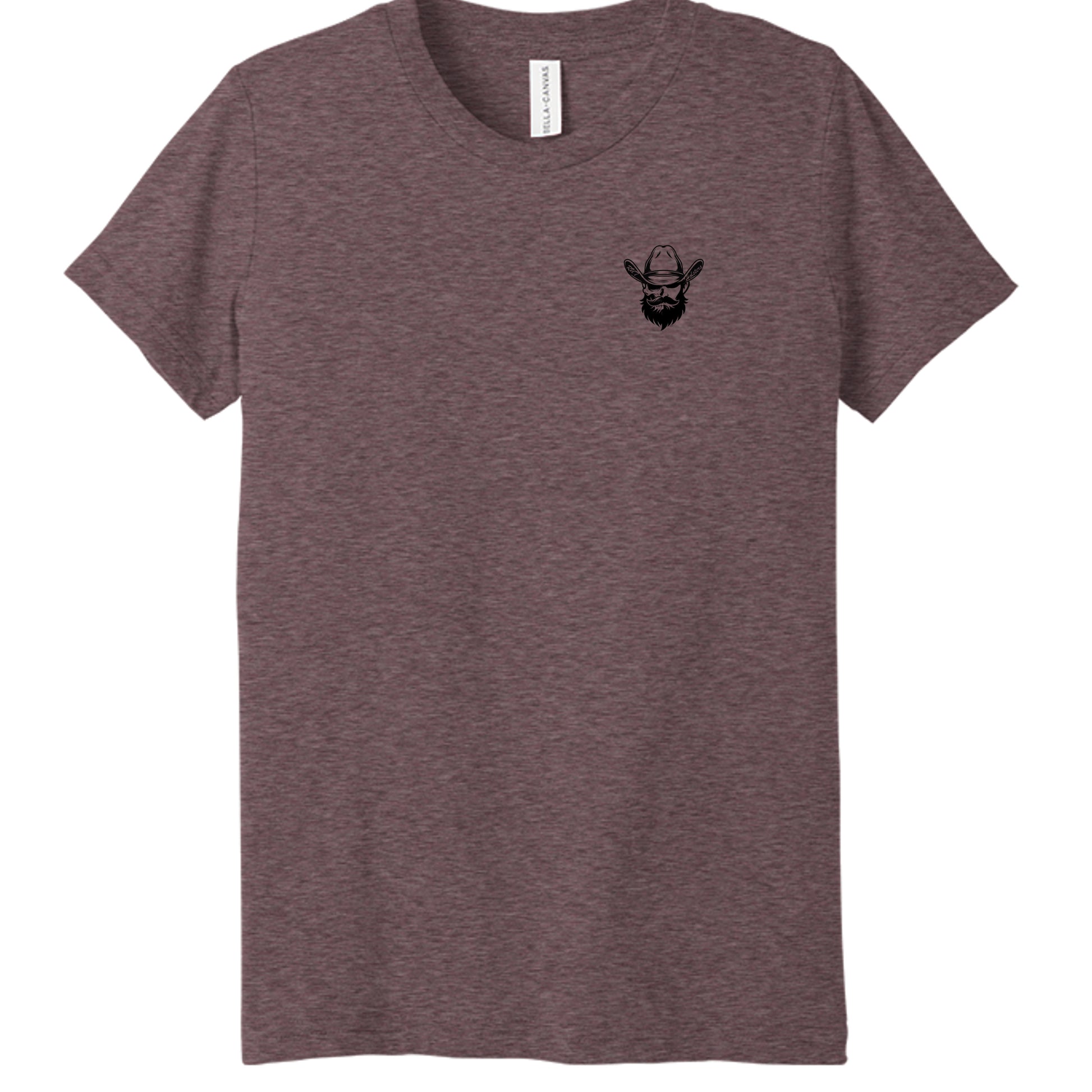 MAROON TRIBLEND - 3413Y - FRONT