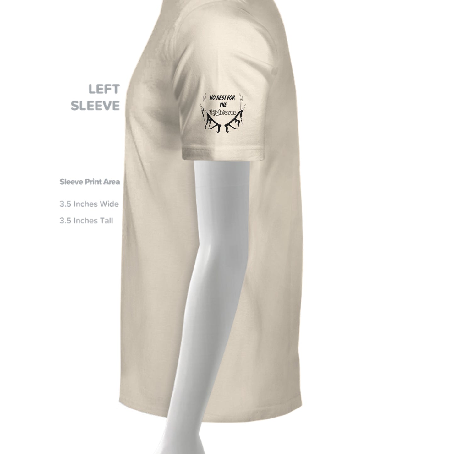 Solid Natural Triblend - 3413Y - SLEEVE_LEFT