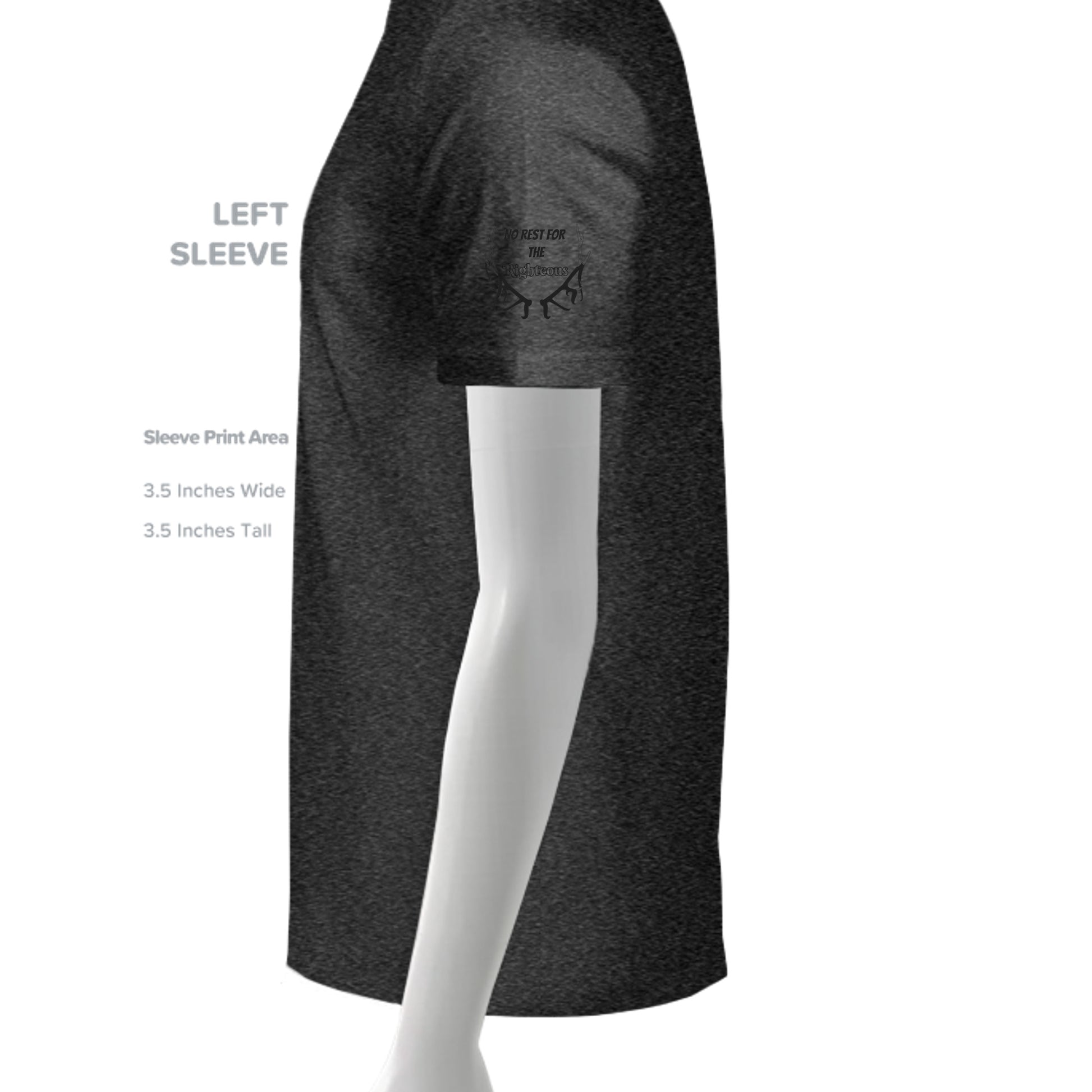 SOLID BLK TRBLND - 3413Y - SLEEVE_LEFT