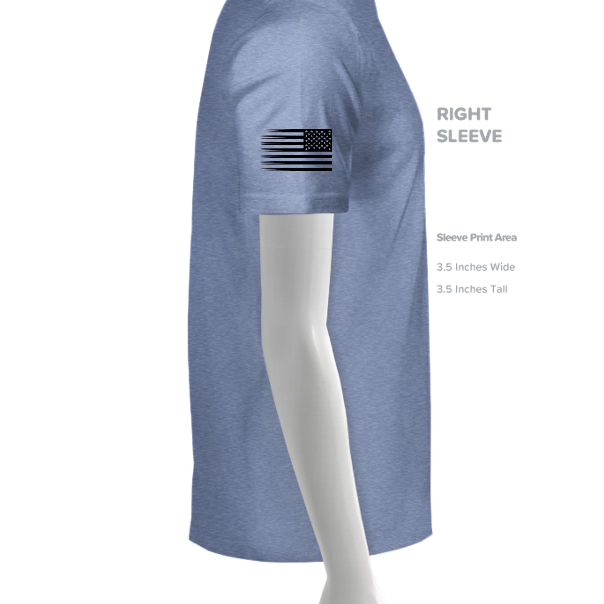 BLUE TRIBLEND - 3413Y - SLEEVE_RIGHT