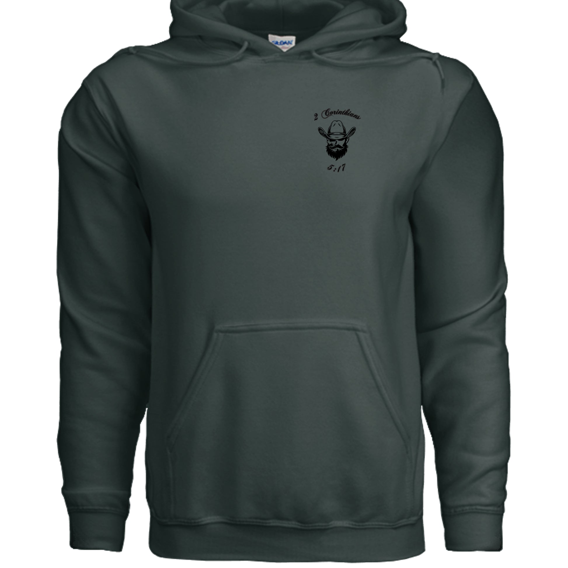 Fan Charcoal Heather - G185 - FRONT