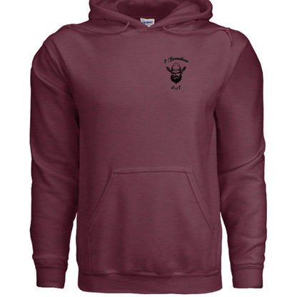 Heather Sport Dark Maroon - G185 - FRONT