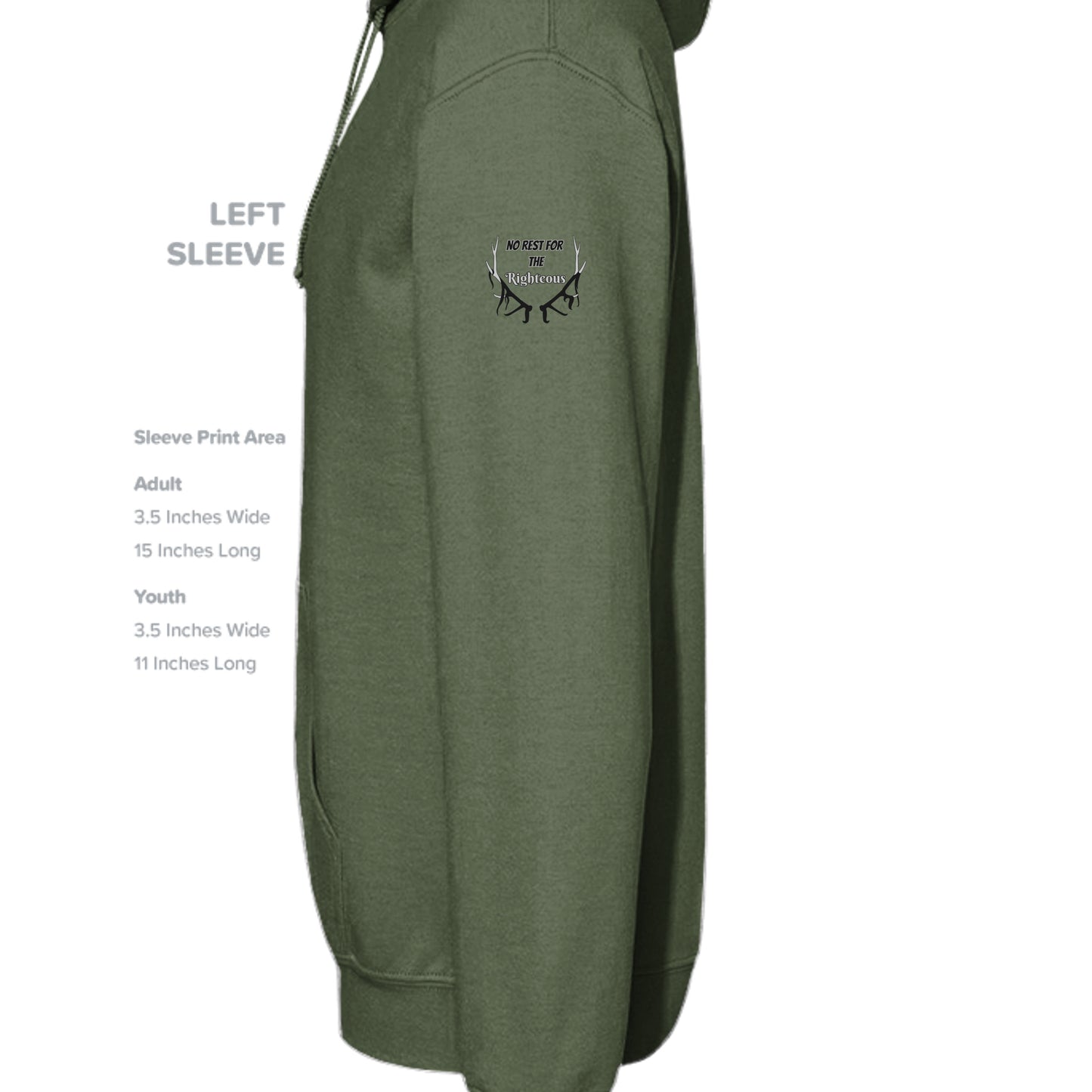 MILITARY GREEN - G185 - SLEEVE_LEFT