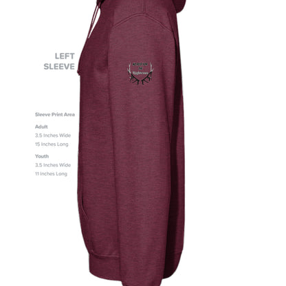 Heather Sport Dark Maroon - G185 - SLEEVE_LEFT