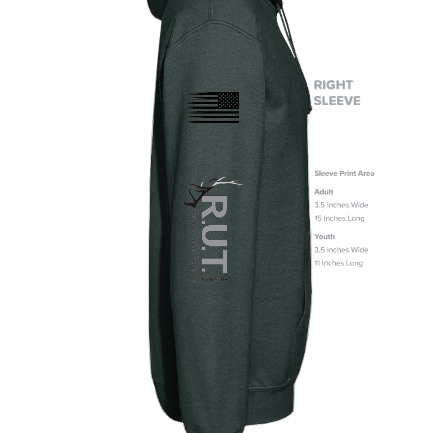 Fan Charcoal Heather - G185 - SLEEVE_RIGHT