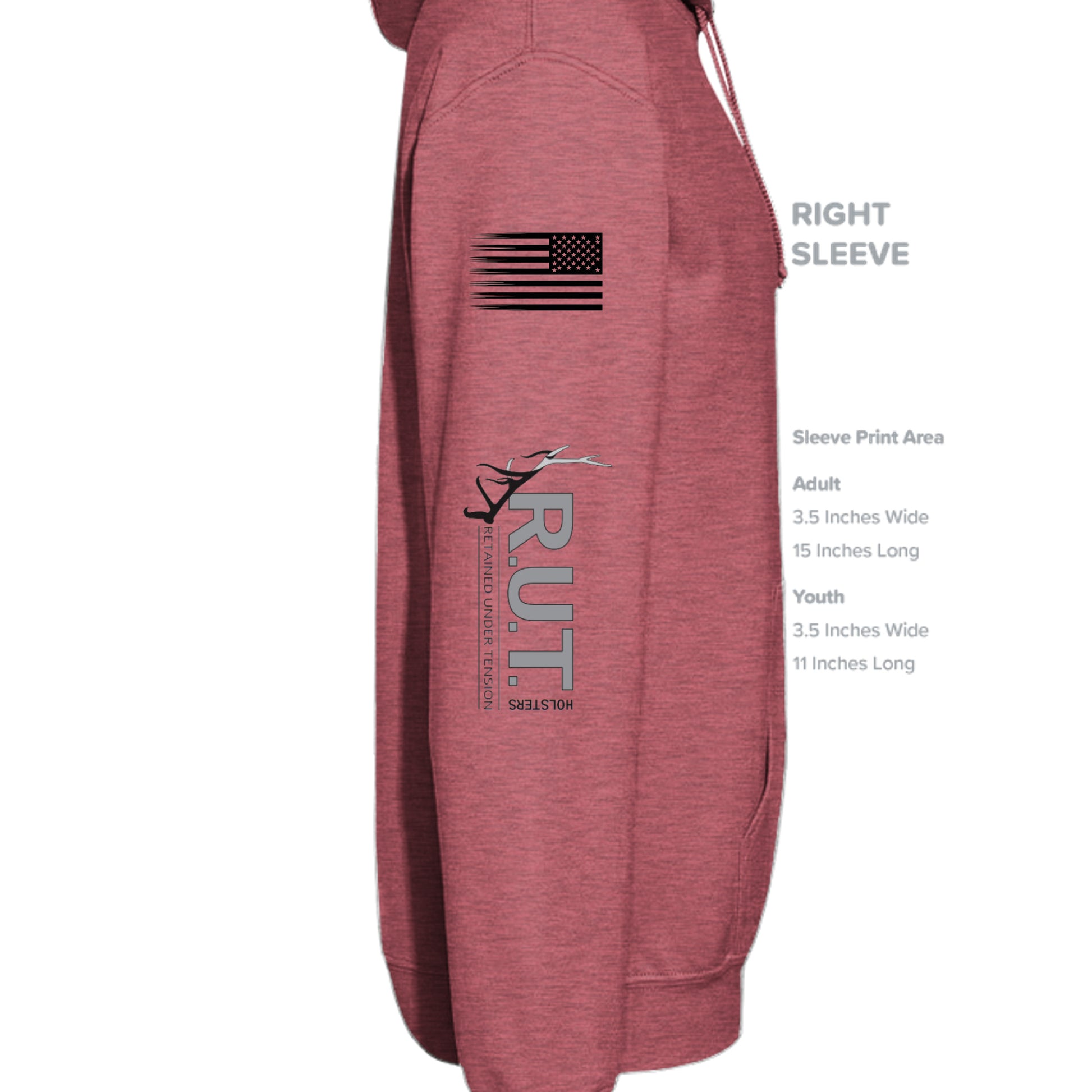 Heather Sport Scarlet Red - G185 - SLEEVE_RIGHT