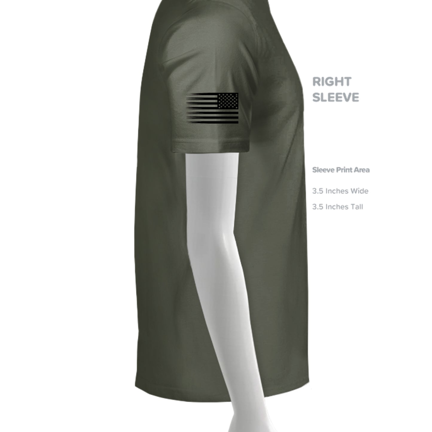 Dark Olive - 3001C - SLEEVE_RIGHT