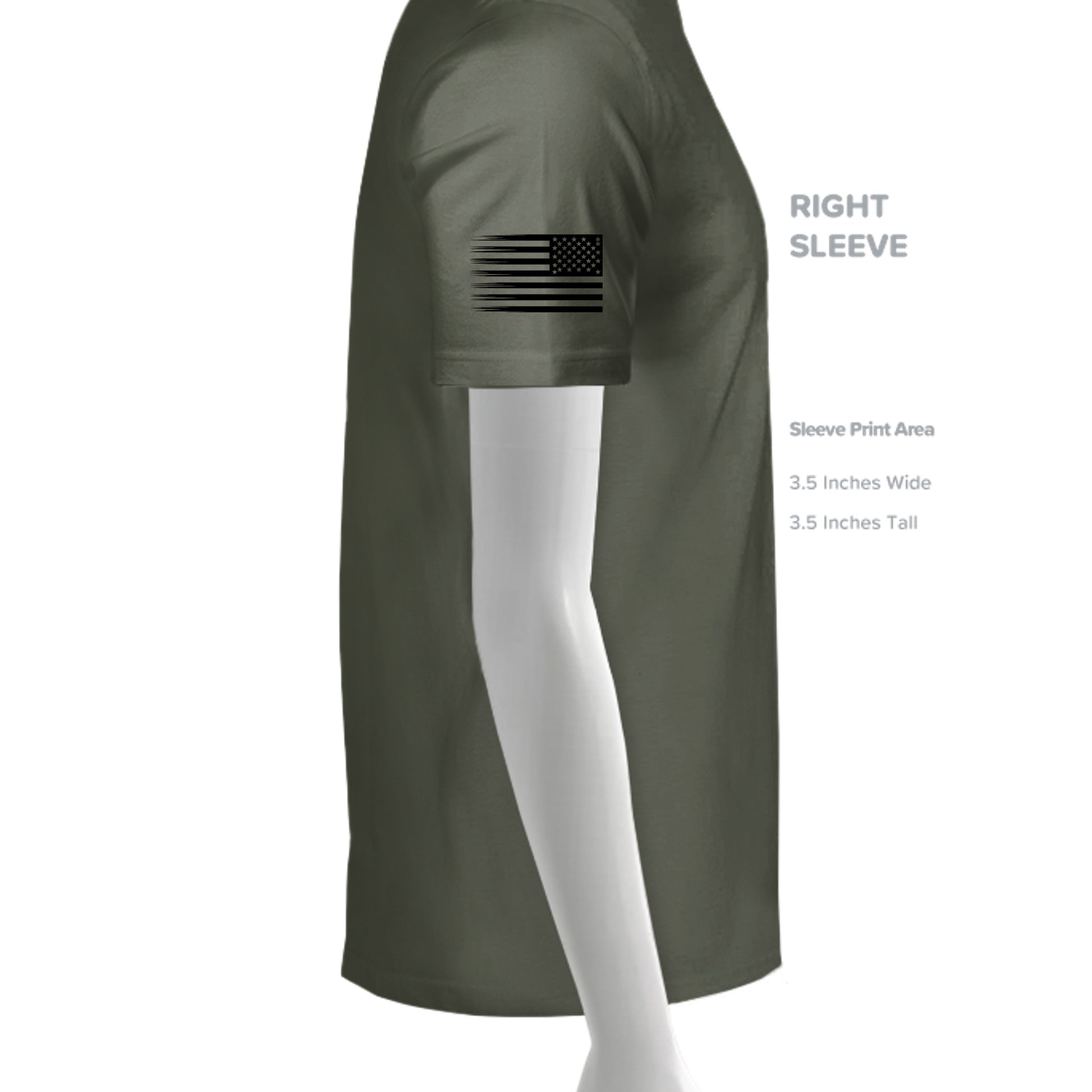 Dark Olive - 3001C - SLEEVE_RIGHT
